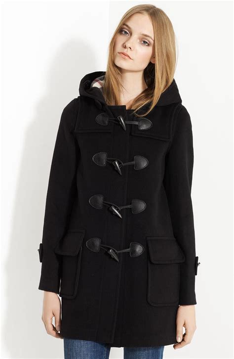 burberry brit toggle front duffle coat|Burberry bubble coat men.